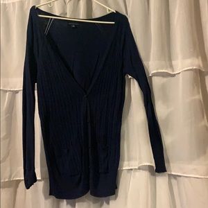 American Eagle navy cardigan